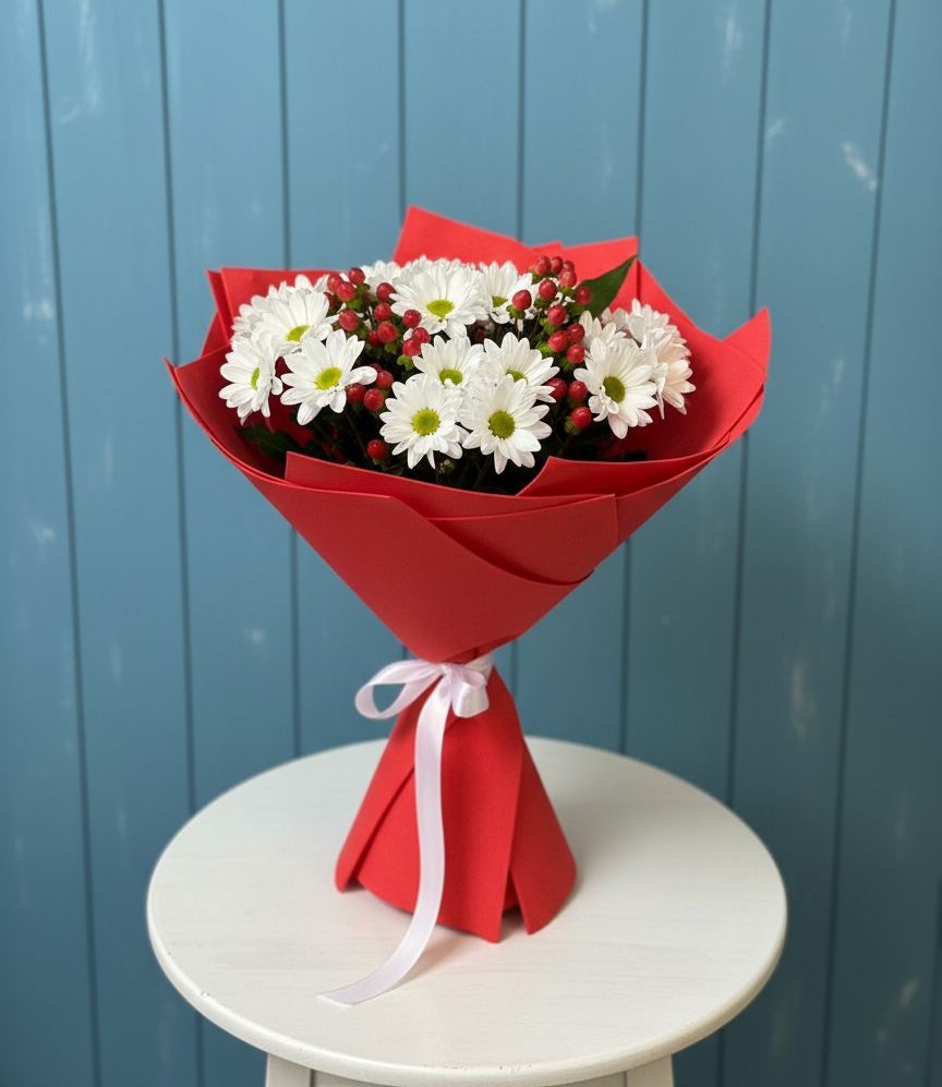 Букет цветов из: Хризантемы в Камышла