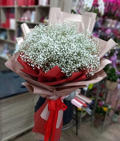 Букет цветов из: Гипсофила в Камышла