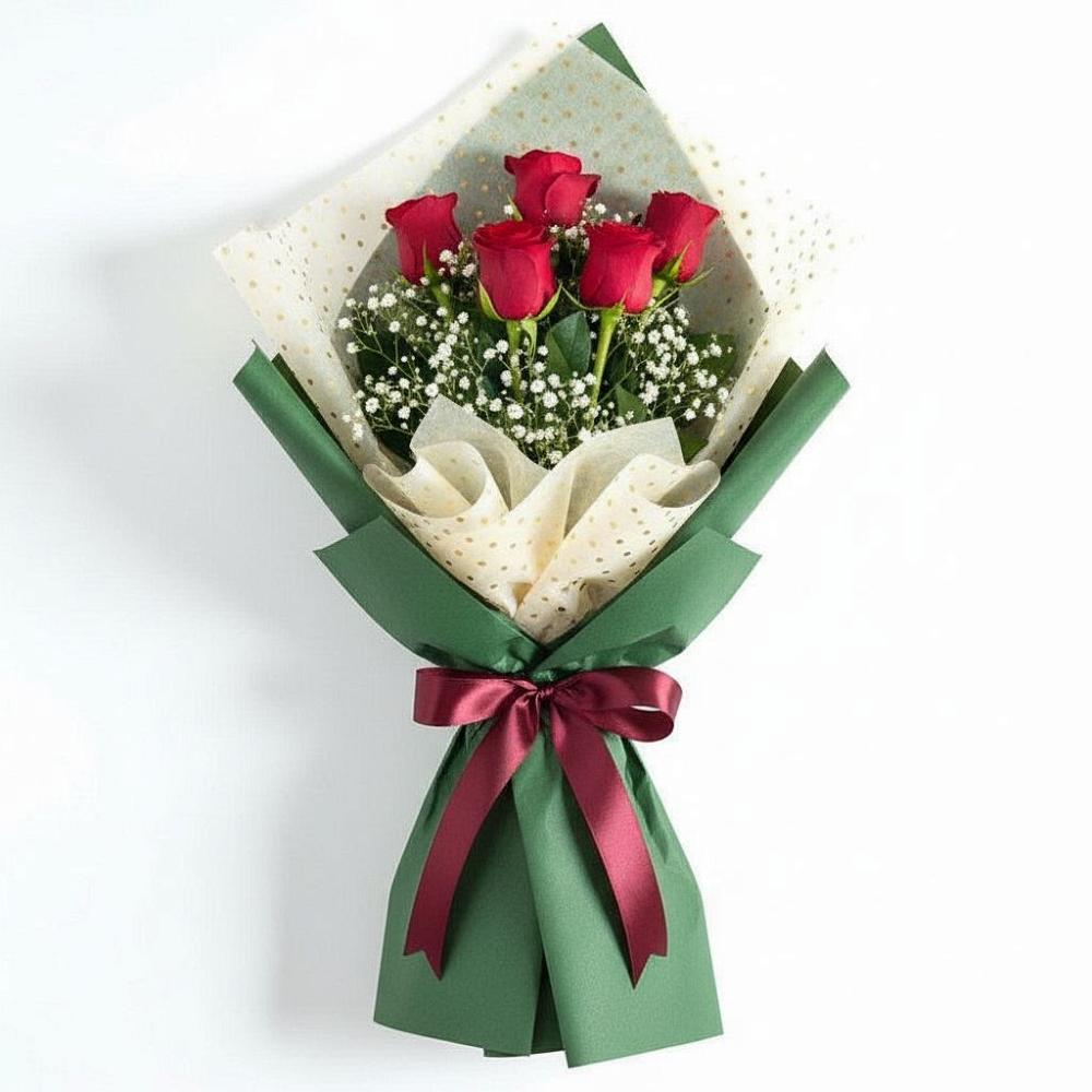 Букет цветов из: Розы в Камышла