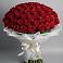 Букет 101 Красная роза Блэк Мэджик в Камышла
