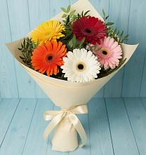 Букет цветов из:  Герберы в Камышла