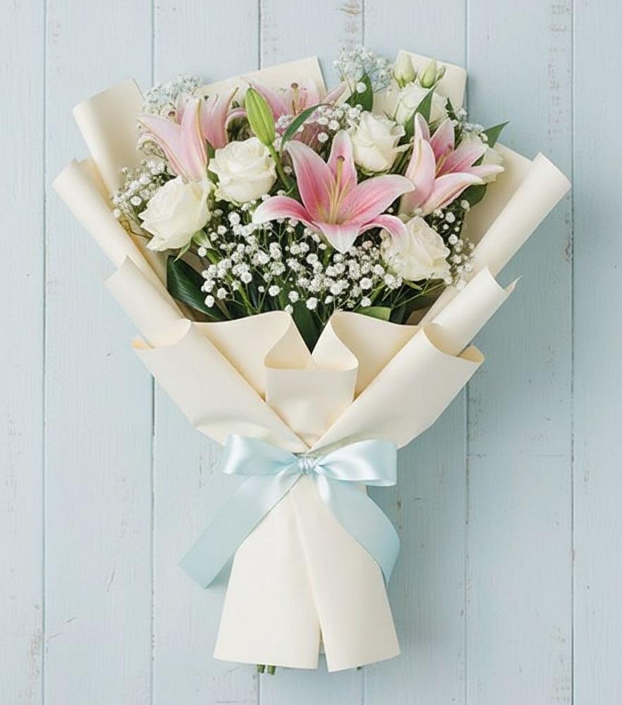 Букет цветов из: Лилии в Камышла