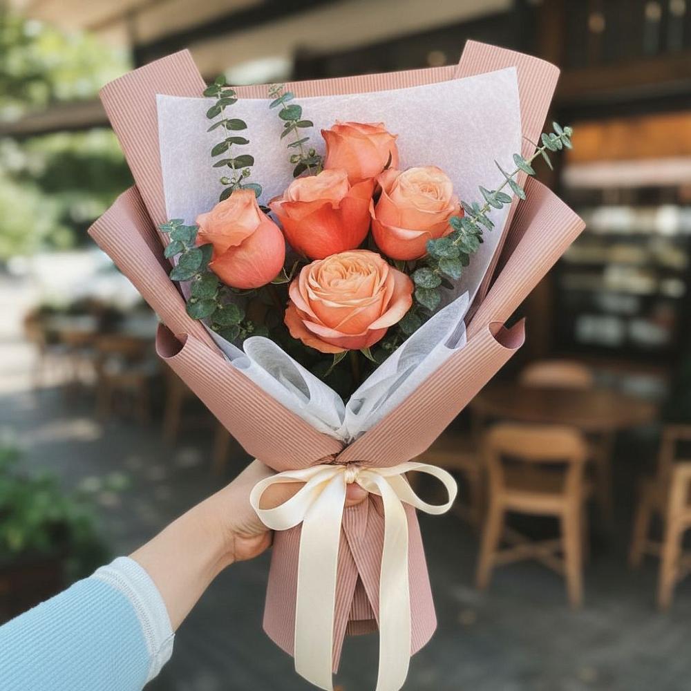 Букет цветов из: Розы в Камышла