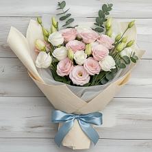 Букет цветов из:  Лизиантусы в Камышла