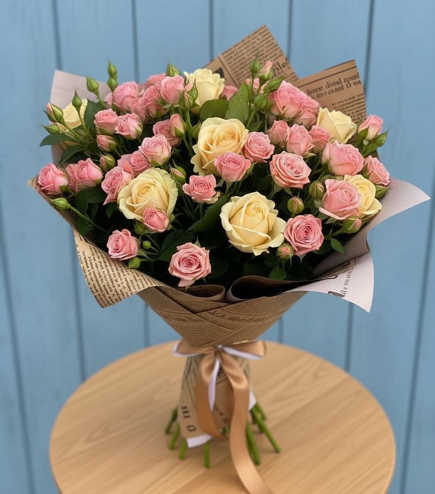 Букет цветов из: Розы в Камышла