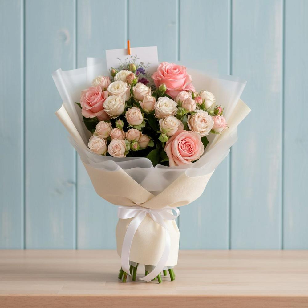 Букет цветов из: Розы в Камышла