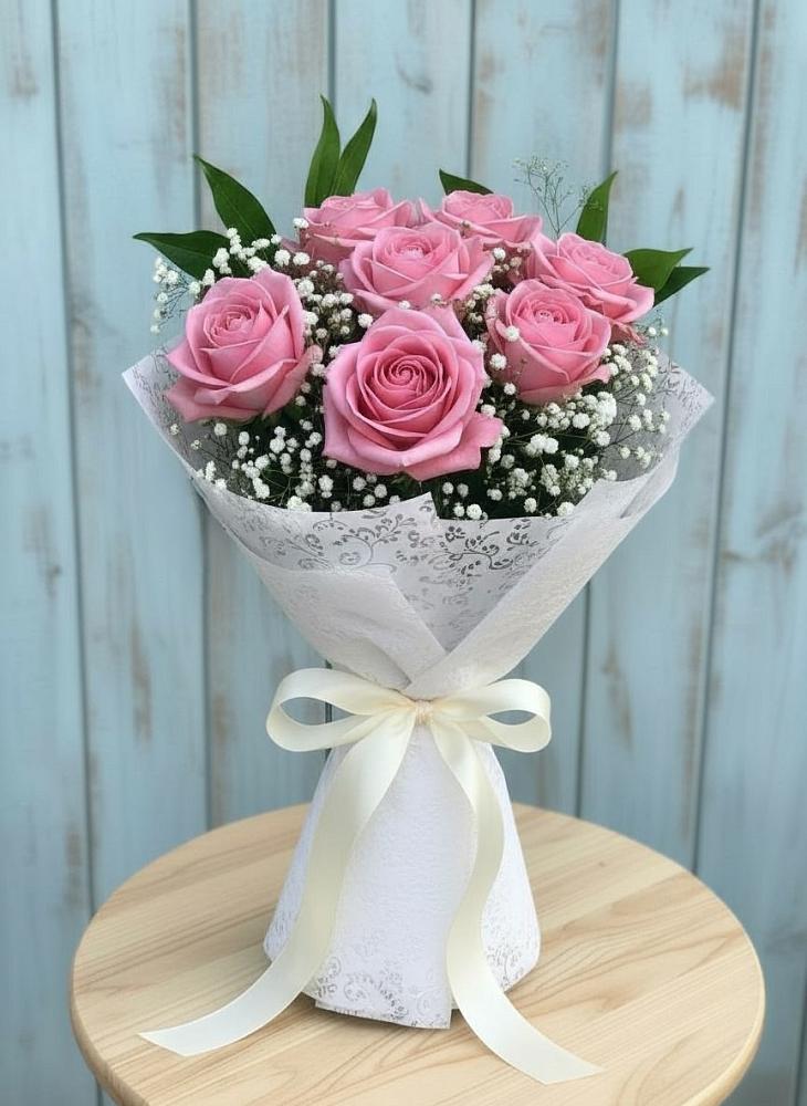 Букет цветов из: Розы в Камышла