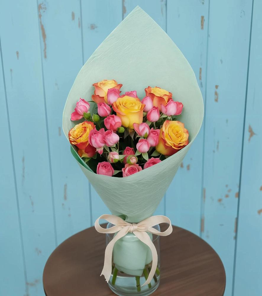 Букет цветов из: Розы в Камышла