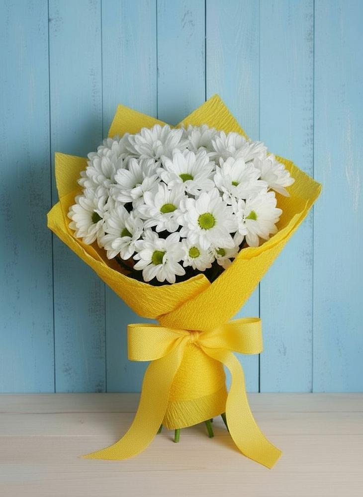 Букет цветов из: Хризантемы в Камышла