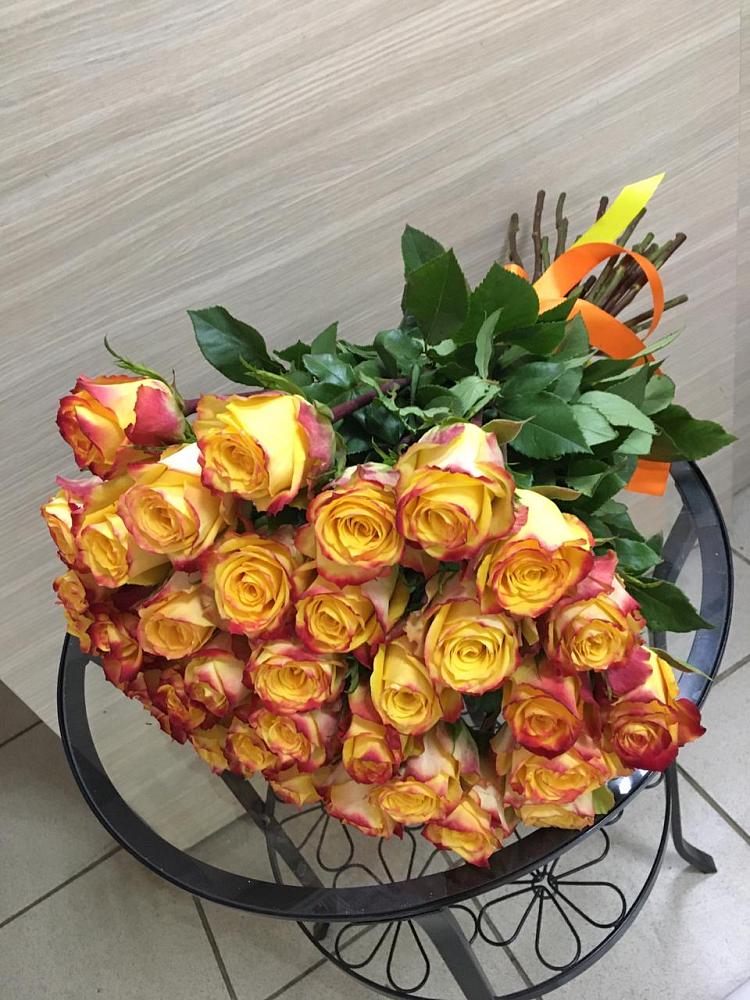 Букет Желтые розы в Камышла