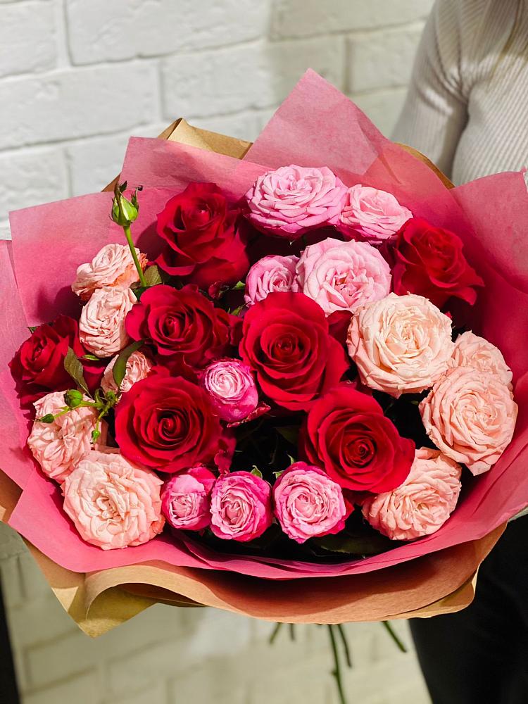 Букет цветов из: Розы в Камышла