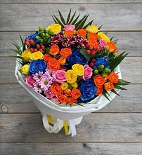 Букет цветов из:  Розы и Хризантемы в Камышла