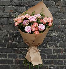 Букет цветов из:  Розы #REPLACE_PRED# Камышла