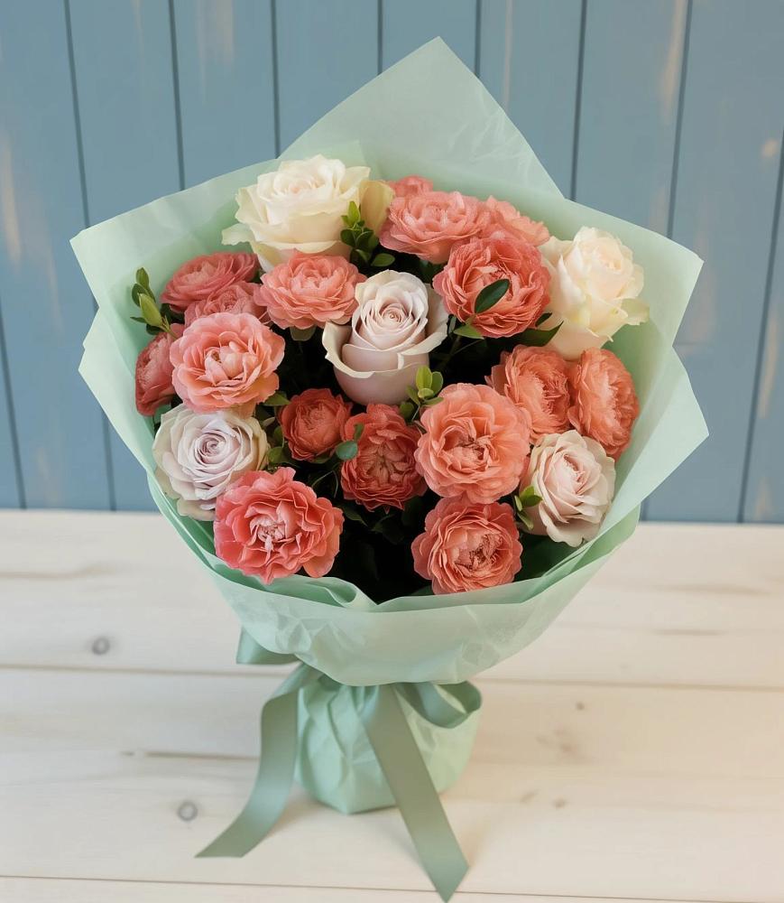 Букет цветов из: Розы в Камышла