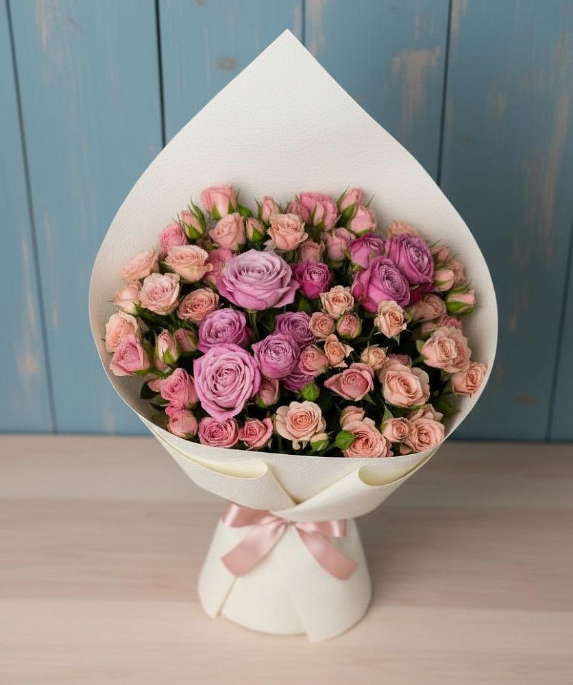 Букет цветов из: Розы в Камышла