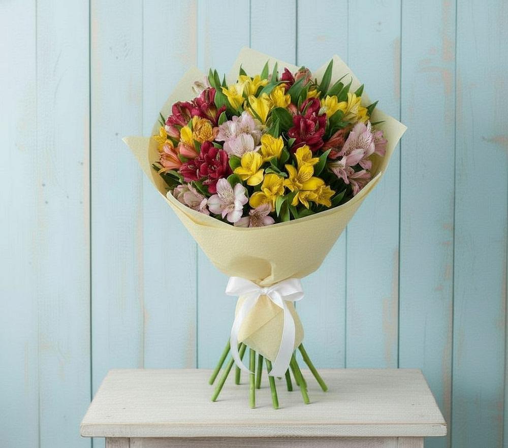 Букет цветов из: Альстромерии в Камышла