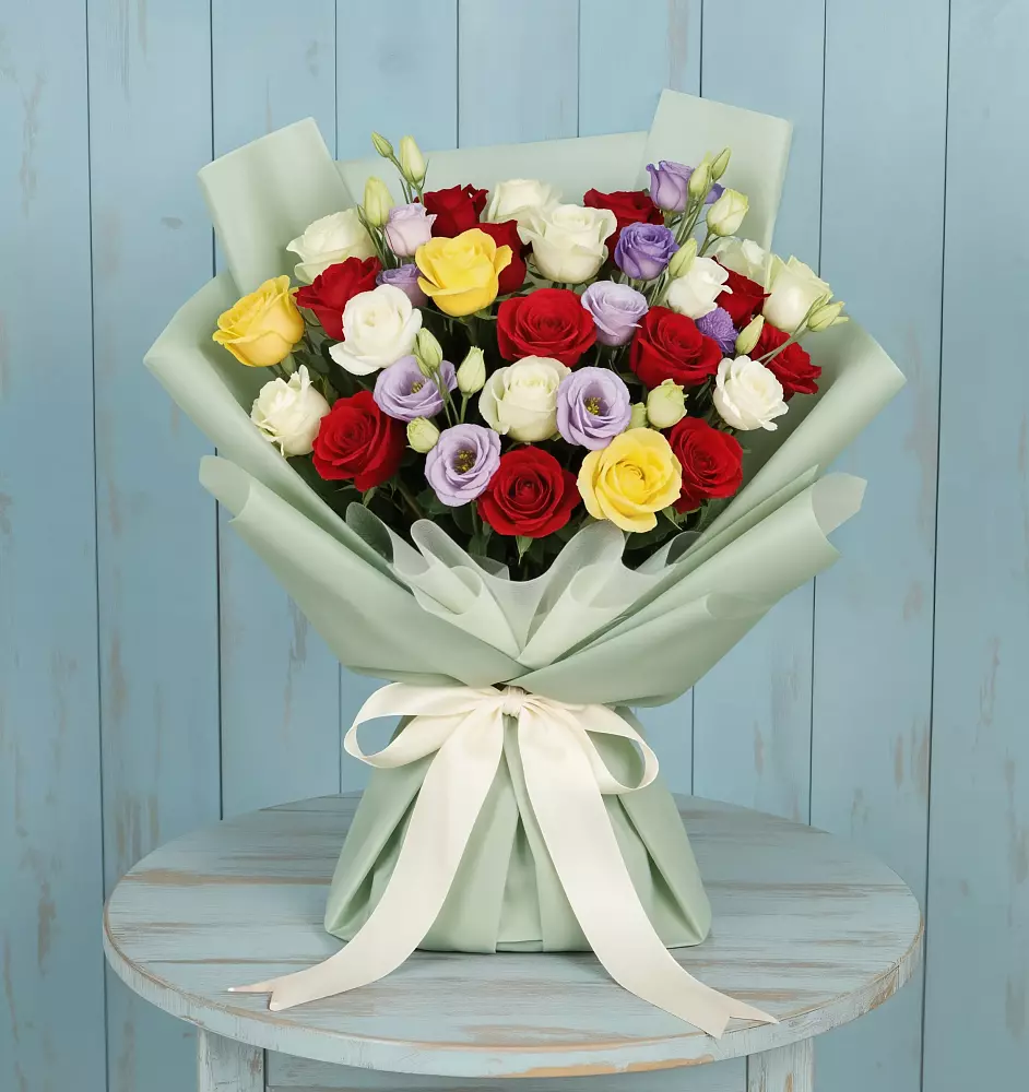 Букет цветов из: Розы в Камышла